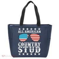 All American Stud Boy Country 4th of July USA Flag Gift Tote Bag thumb 0