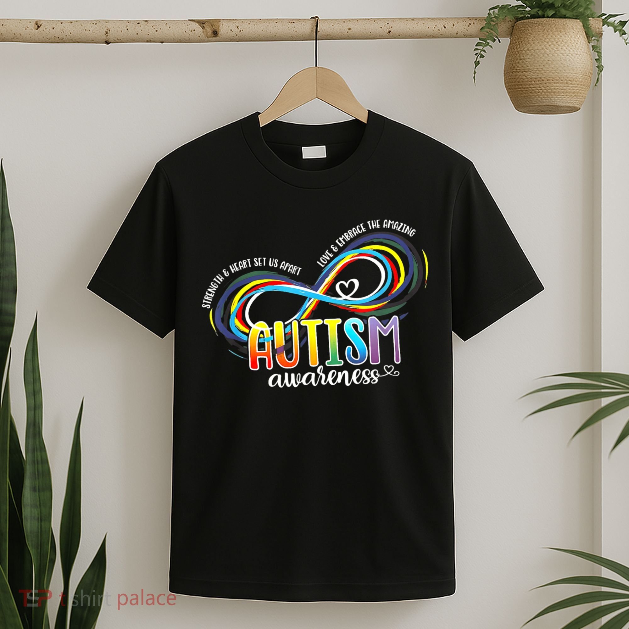 Autism Awareness Strength And Heart Set Us Apart T-Shirt