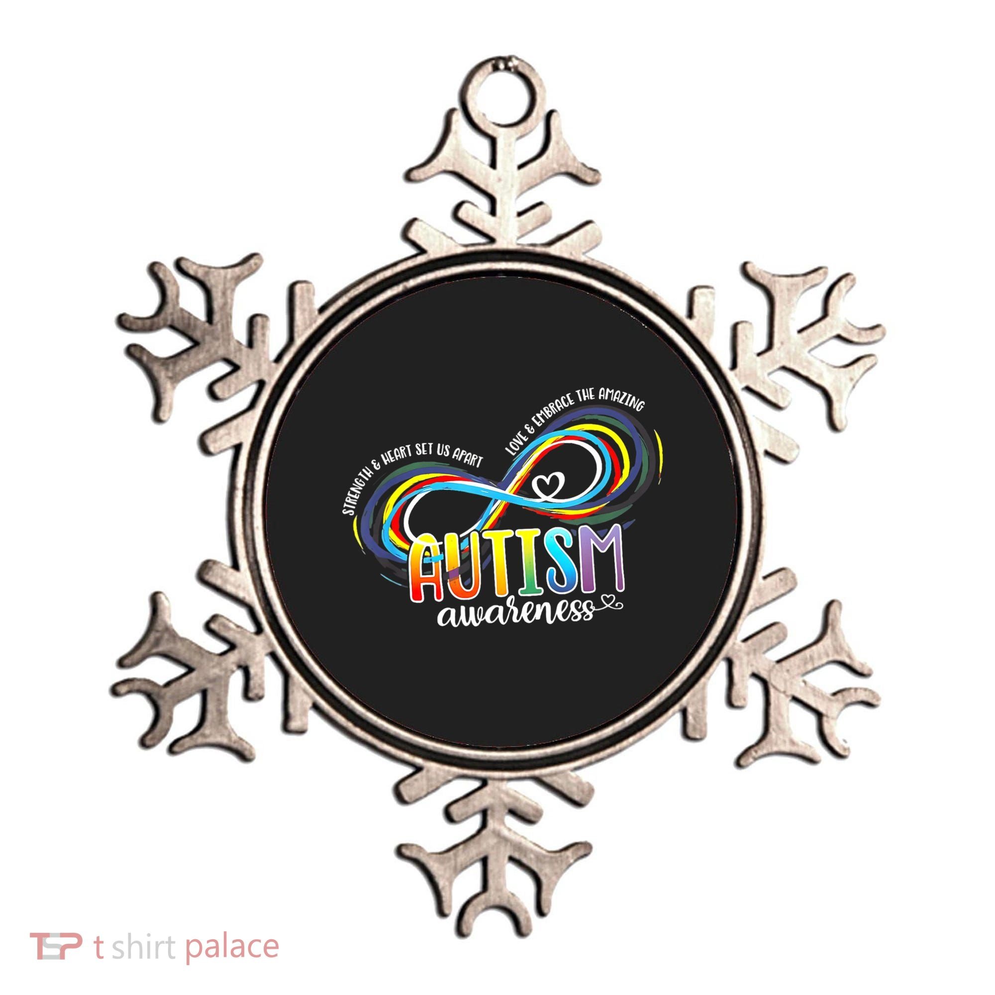 Autism Awareness Strength And Heart Set Us Apart Ornament