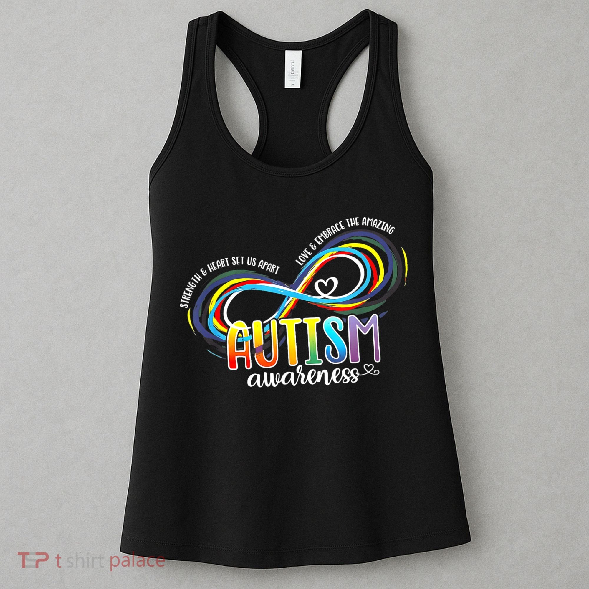 Autism Awareness Strength And Heart Set Us Apart Women's Tank Top