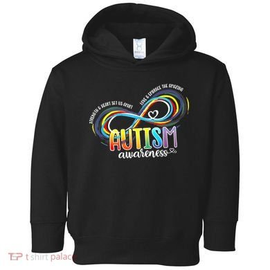 Autism Awareness Strength And Heart Set Us Apart Toddler Hoodie
