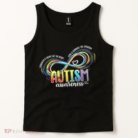 Autism Awareness Strength And Heart Set Us Apart Tank Top thumb 2