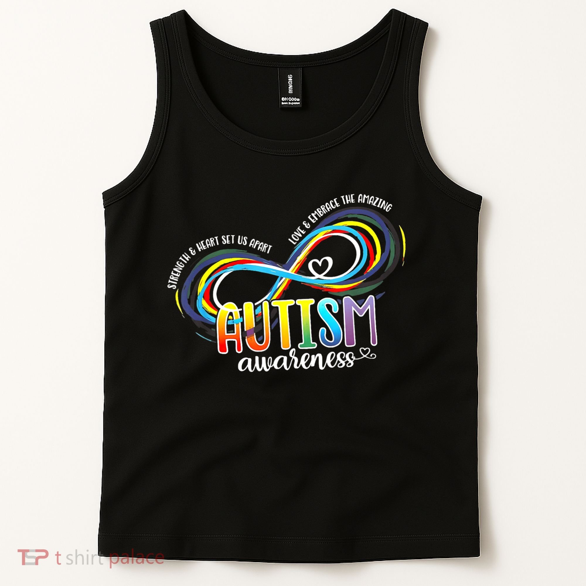 Autism Awareness Strength And Heart Set Us Apart Tank Top