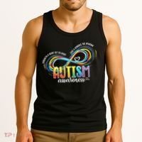 Autism Awareness Strength And Heart Set Us Apart Tank Top thumb 3