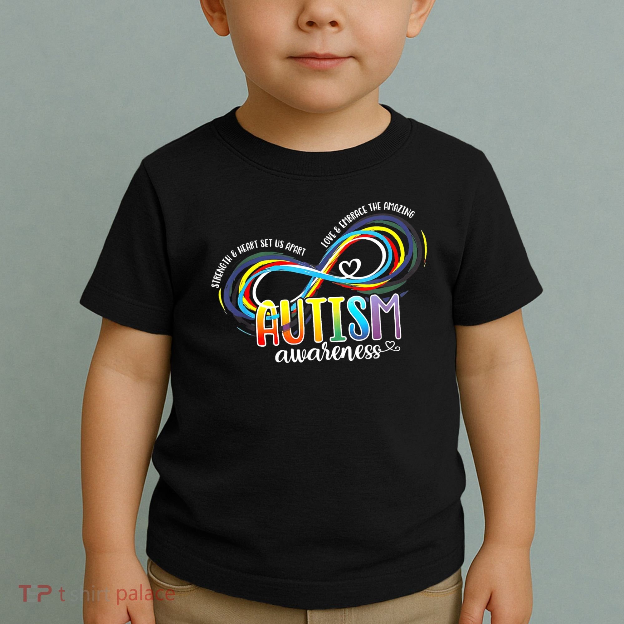Autism Awareness Strength And Heart Set Us Apart Toddler T-Shirt