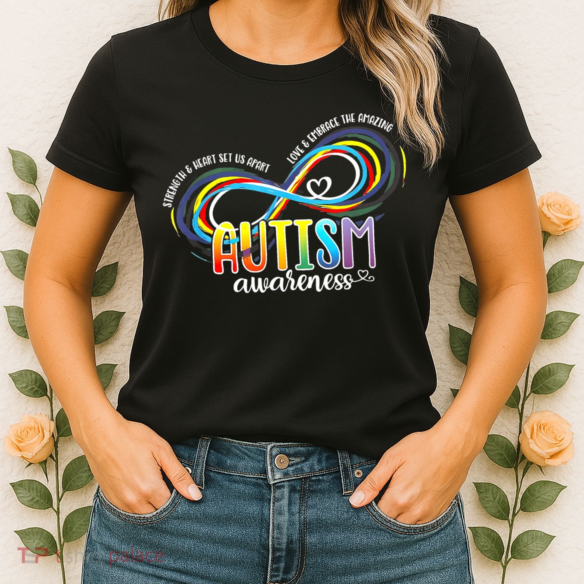 Autism Awareness Strength And Heart Set Us Apart Women's T-Shirt