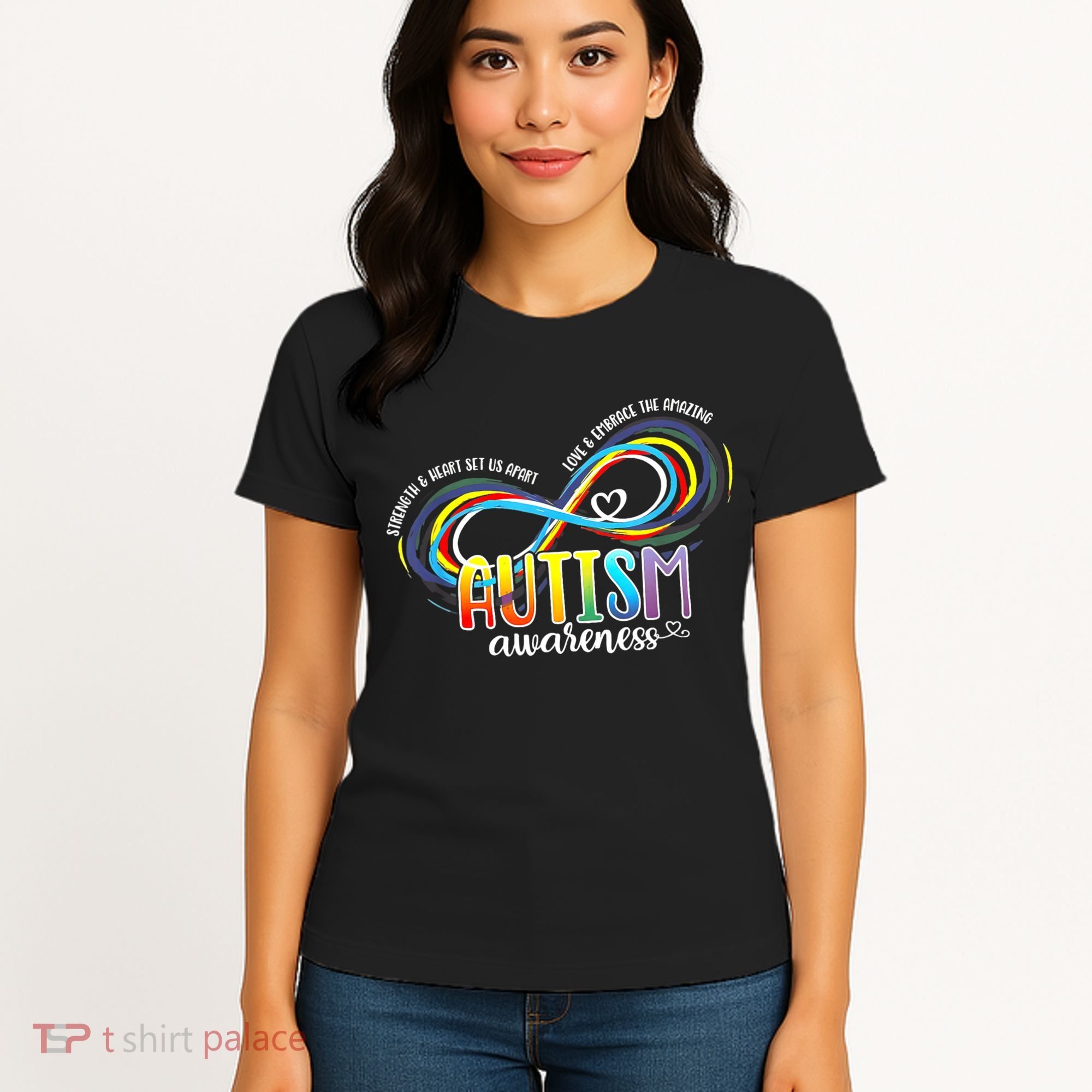 Autism Awareness Strength And Heart Set Us Apart Women's T-Shirt