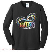 Autism Awareness Strength And Heart Set Us Apart Kids Long Sleeve Shirt thumb 0