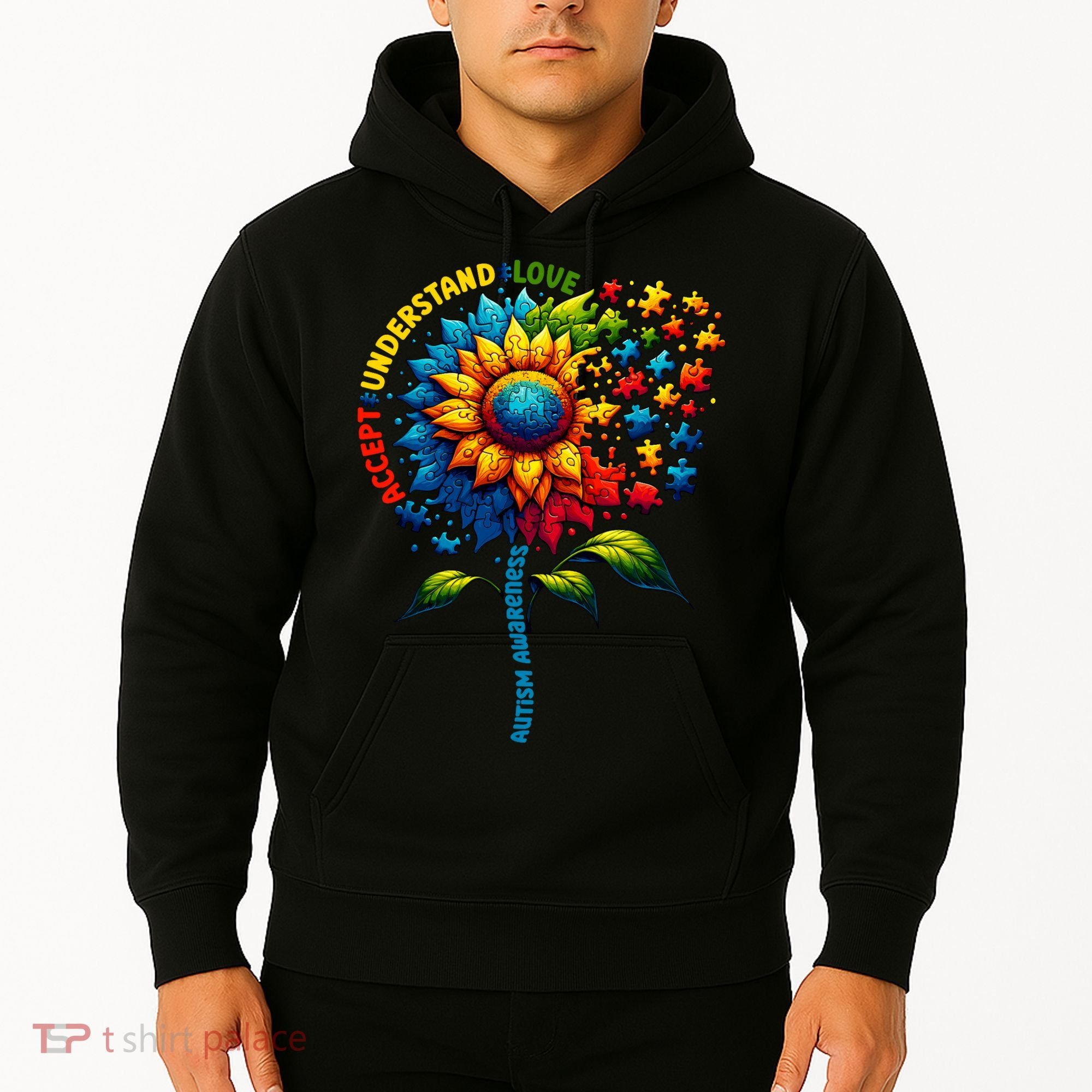 Autism Awareness Sunflower Autism Sunflower Hoodie