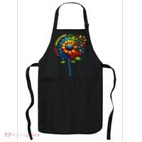 Autism Awareness Sunflower Autism Sunflower Apron thumb 0
