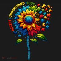 Autism Awareness Sunflower Autism Sunflower Women's Hoodie thumb 2