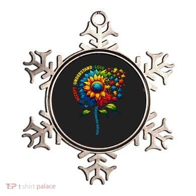Autism Awareness Sunflower Autism Sunflower Ornament