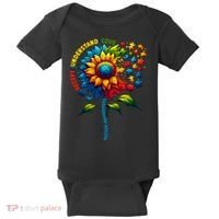 Autism Awareness Sunflower Autism Sunflower Baby Bodysuit thumb 0