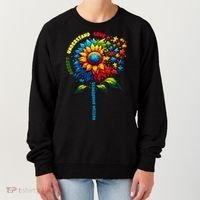 Autism Awareness Sunflower Quotes Women's Sweatshirt thumb 0