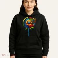 Autism Awareness Sunflower Quotes Hoodie thumb 5