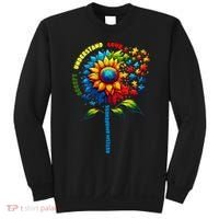 Autism Awareness Sunflower Quotes Sweatshirt thumb 0