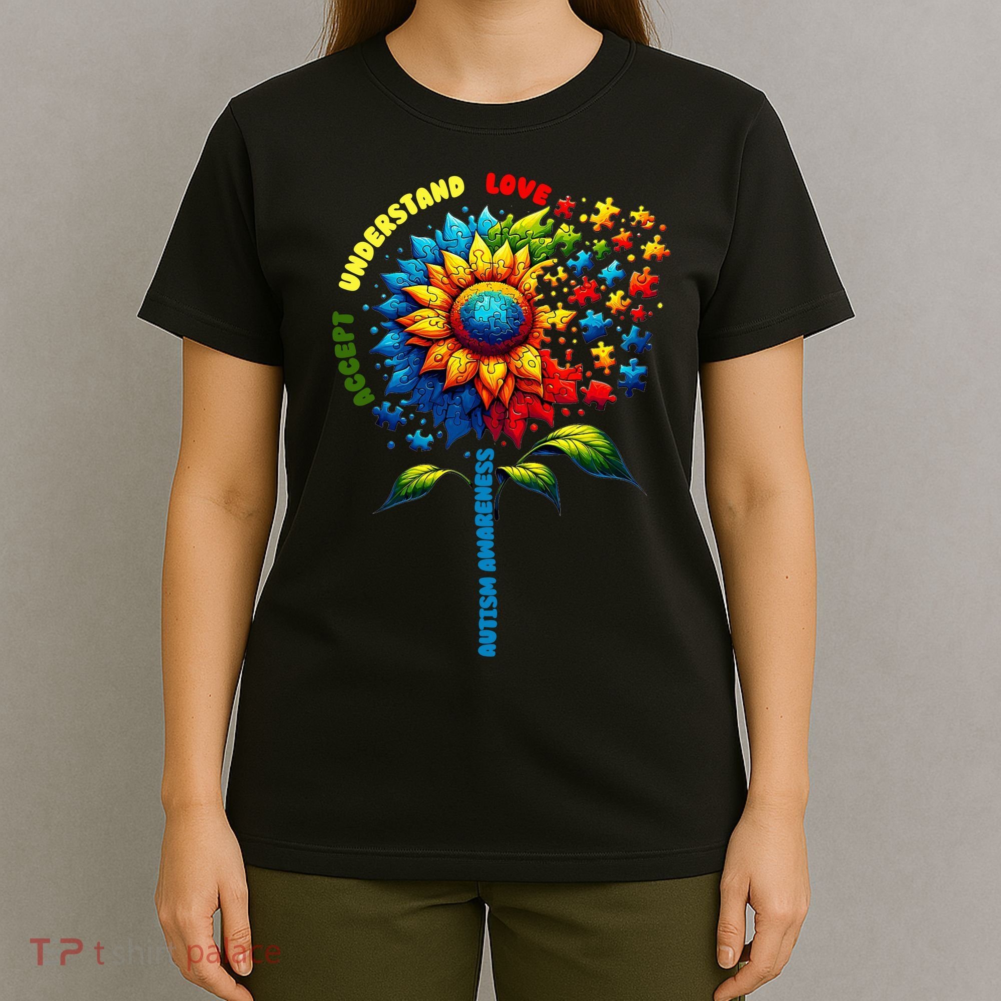 Autism Awareness Sunflower Quotes T-Shirt
