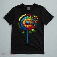 Autism Awareness Sunflower Quotes T-Shirt thumb 5