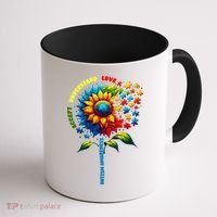 Autism Awareness Sunflower Quotes Coffee Mug thumb 1
