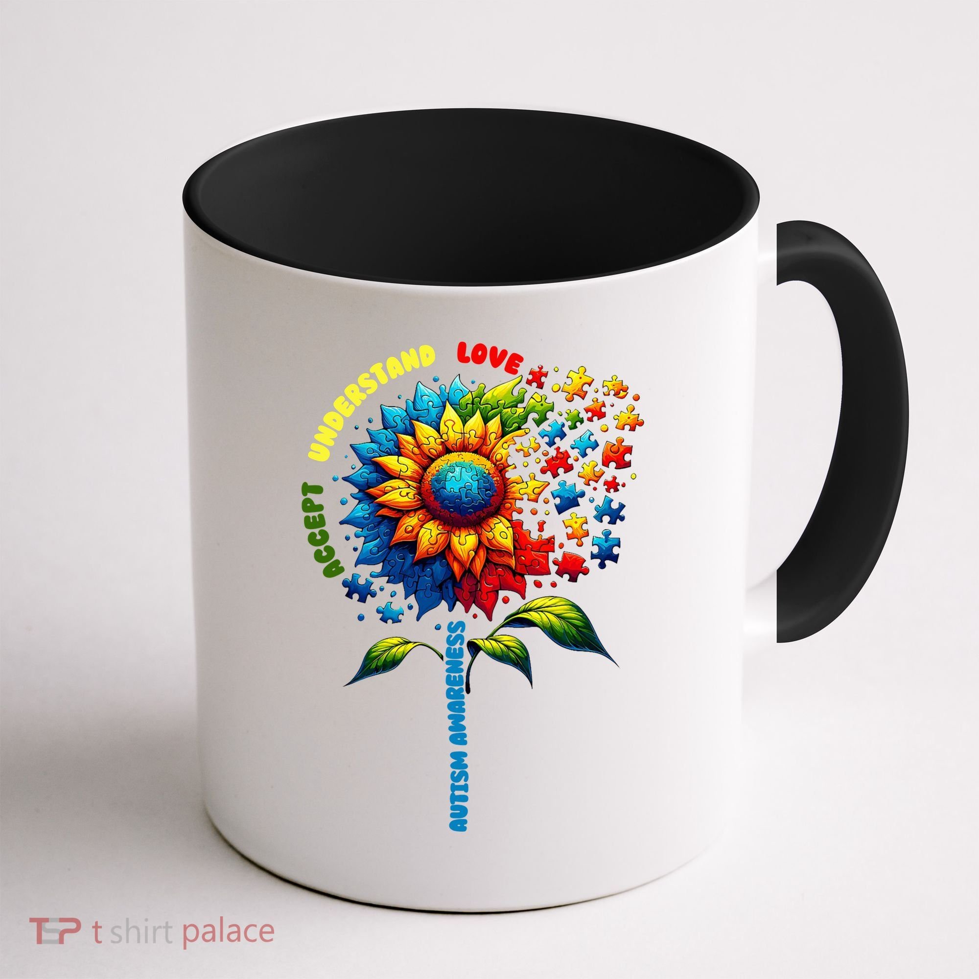 Autism Awareness Sunflower Quotes Coffee Mug