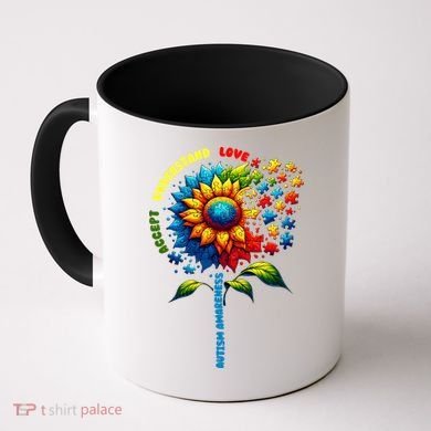Autism Awareness Sunflower Quotes Coffee Mug