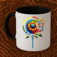Autism Awareness Sunflower Quotes Coffee Mug thumb 2