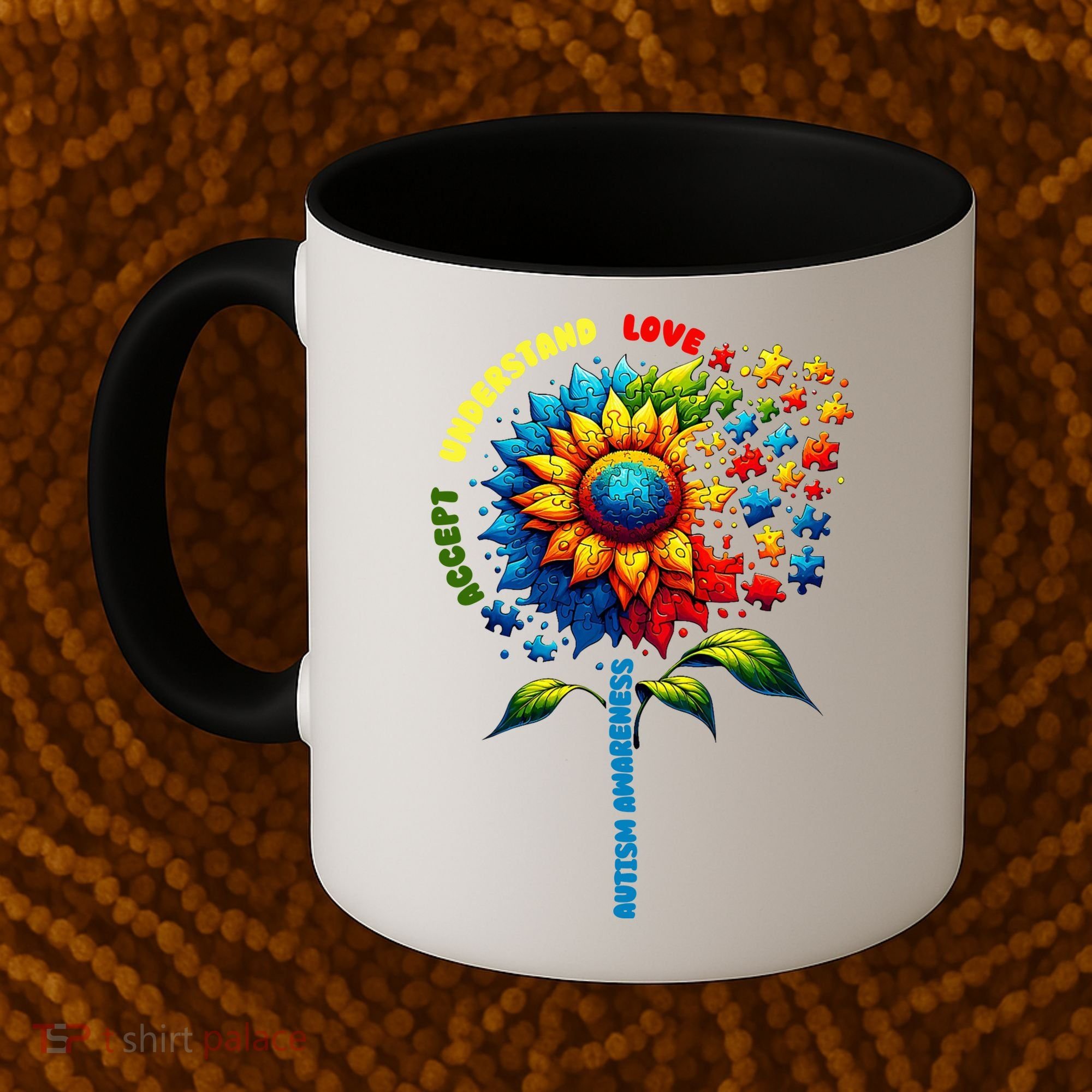 Autism Awareness Sunflower Quotes Coffee Mug
