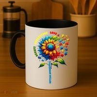 Autism Awareness Sunflower Quotes Coffee Mug thumb 4