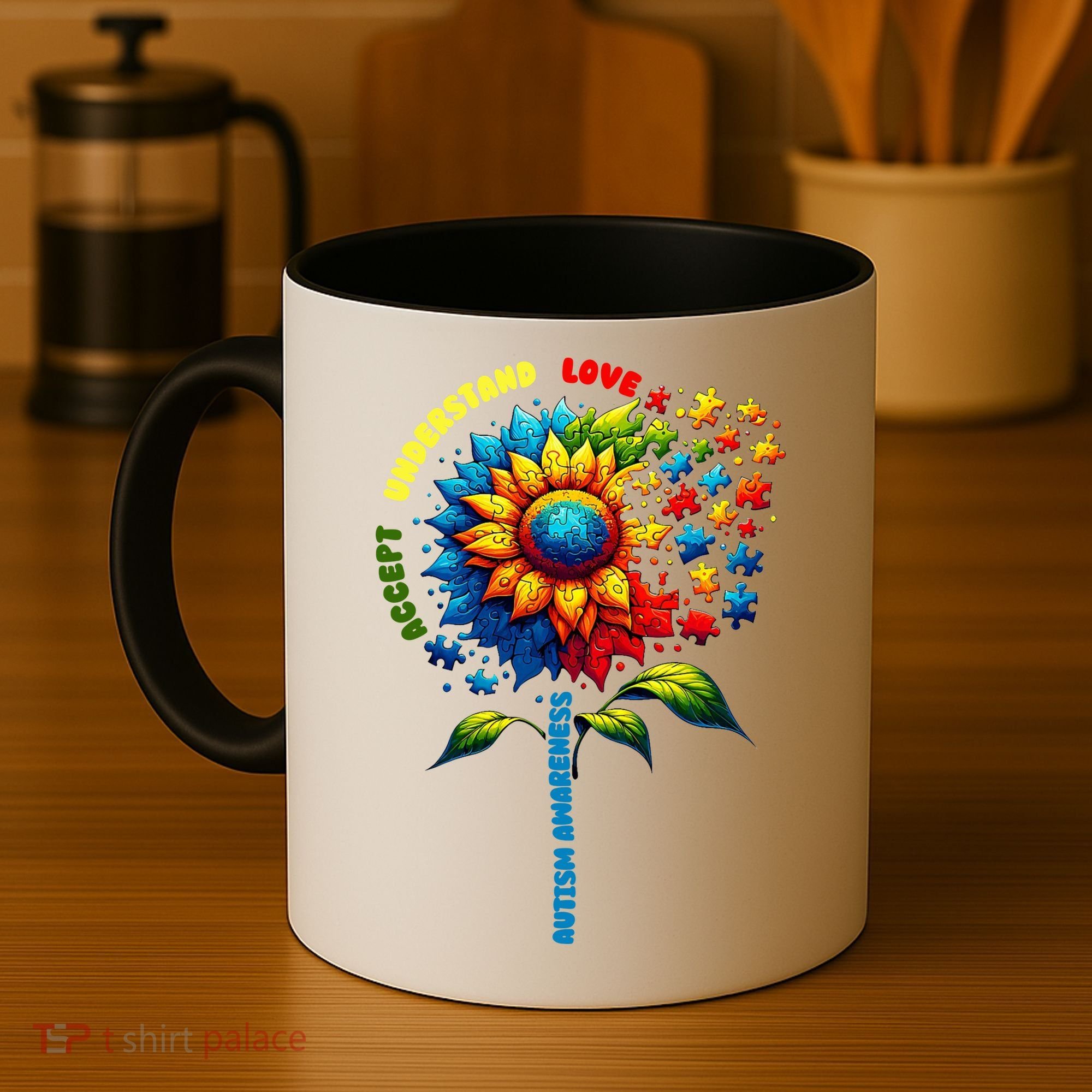 Autism Awareness Sunflower Quotes Coffee Mug
