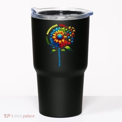 Autism Awareness Sunflower Quotes Tumbler