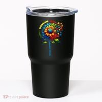 Autism Awareness Sunflower Quotes Tumbler thumb 0