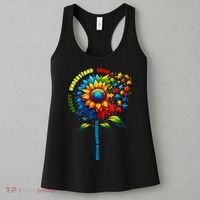Autism Awareness Sunflower Quotes Women's Tank Top thumb 3