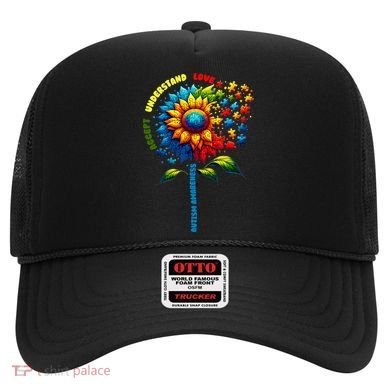 Autism Awareness Sunflower Quotes Hat