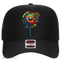Autism Awareness Sunflower Quotes Hat thumb 0