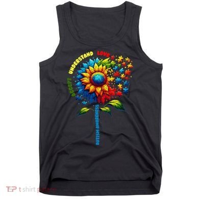 Autism Awareness Sunflower Quotes Tank Top