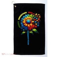 Autism Awareness Sunflower Quotes Golf Towel thumb 0