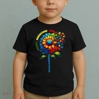 Autism Awareness Sunflower Quotes Toddler T-Shirt thumb 2