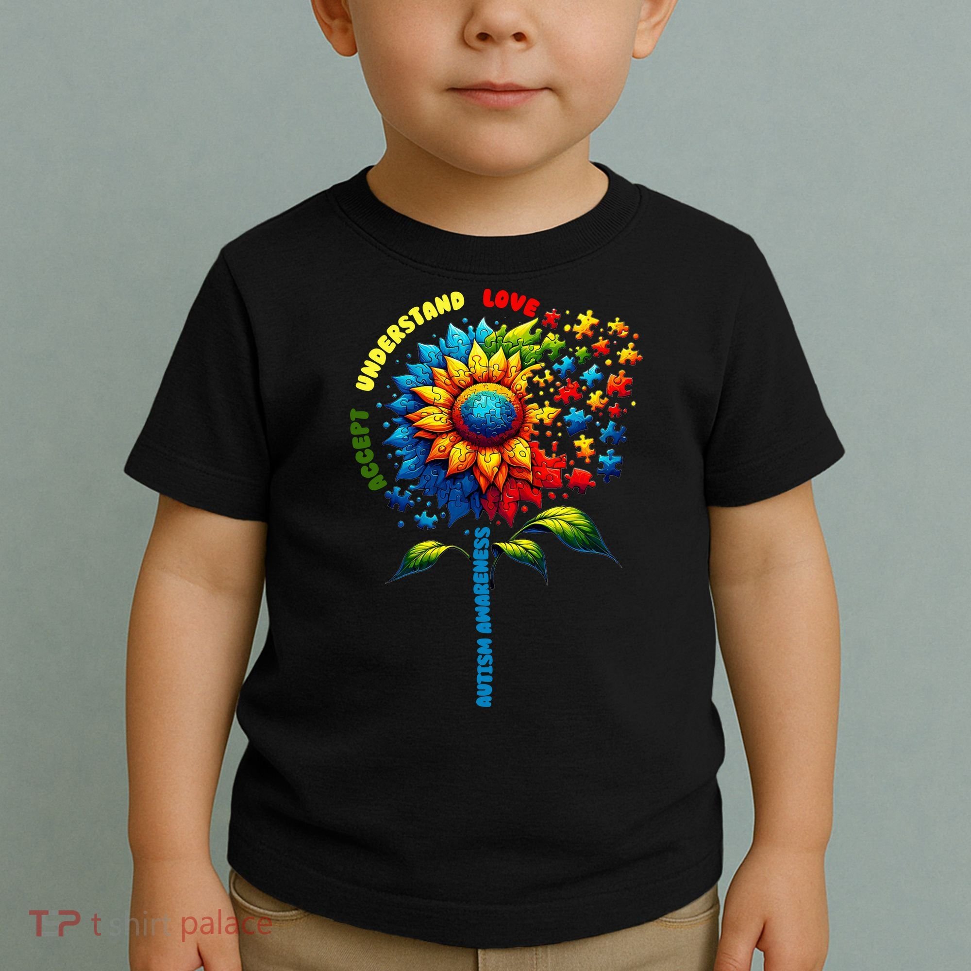 Autism Awareness Sunflower Quotes Toddler T-Shirt