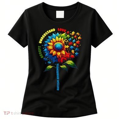 Autism Awareness Sunflower Quotes Women's T-Shirt