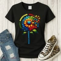 Autism Awareness Sunflower Quotes Women's T-Shirt thumb 3
