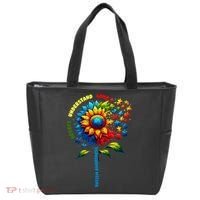 Autism Awareness Sunflower Quotes Tote Bag thumb 0