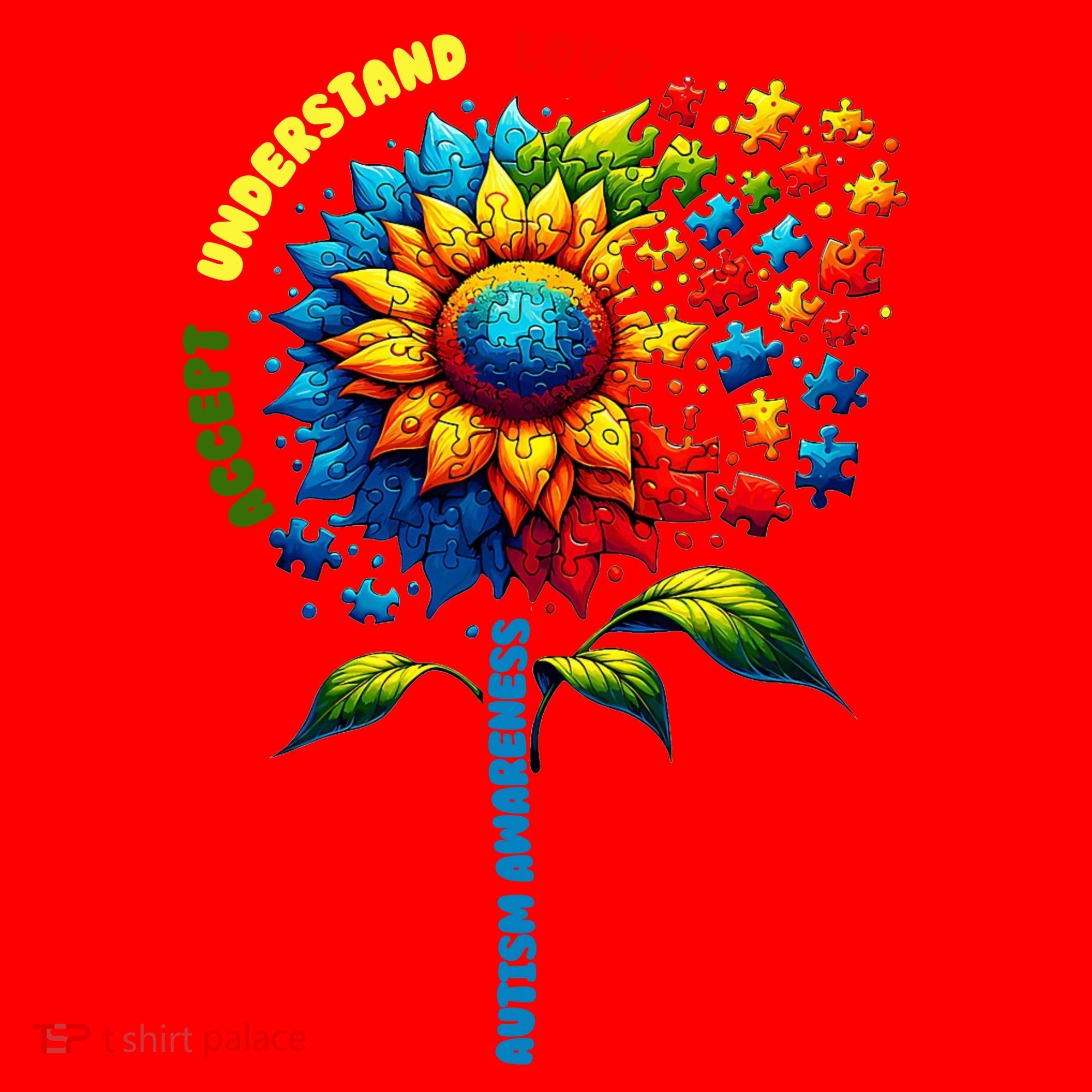 Autism Awareness Sunflower Quotes Santa Hat