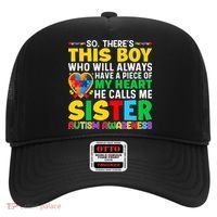 Autism Awareness Support Autistic Brother By Sister Hat thumb 0