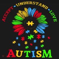 Autism Awareness Sunflower Puzzle Accept Understand Love Backpack thumb 2