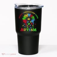 Autism Awareness Sunflower Puzzle Accept Understand Love Tumbler thumb 0
