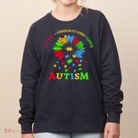 Autism Awareness Sunflower Puzzle Accept Understand Love Women's Sweatshirt thumb 0