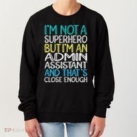Admin Assistant Superhero Administrative Assistant Women's Sweatshirt thumb 0