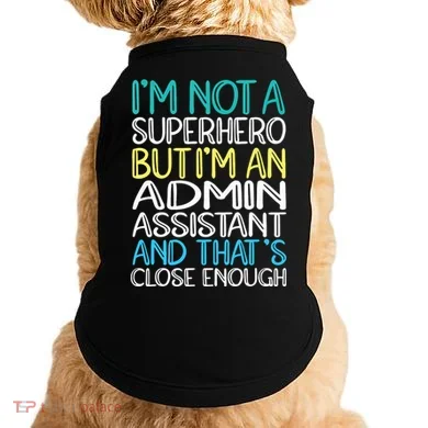 Admin Assistant Superhero Administrative Assistant Doggie Tank