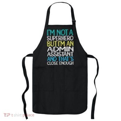Admin Assistant Superhero Administrative Assistant Apron