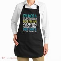 Admin Assistant Superhero Administrative Assistant Apron thumb 2